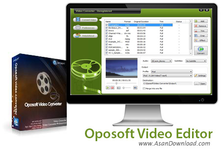 دانلود Oposoft Video Editor v7.7 - نرم افزار ویرایش ویدئوها