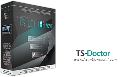 دانلود TS-Doctor v1.2.184 - نرم افزار ویرایش و تعمیر فایل های ضبط شده از گیرنده های تلویزیونی