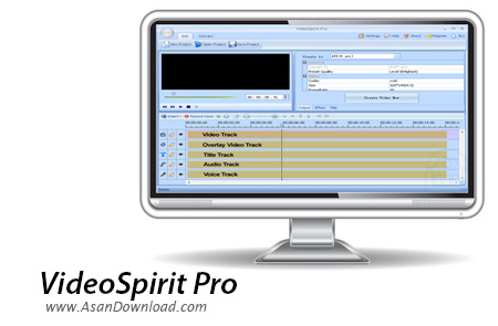 دانلود VideoSpirit Pro v1.56 - نرم افزار تکه تکه کردن کلیپ های بلند
