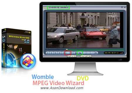 دانلود Womble MPEG Video Wizard DVD v5.0.1.109 - نرم افزار تبدیل و ویرایش فیلم ها