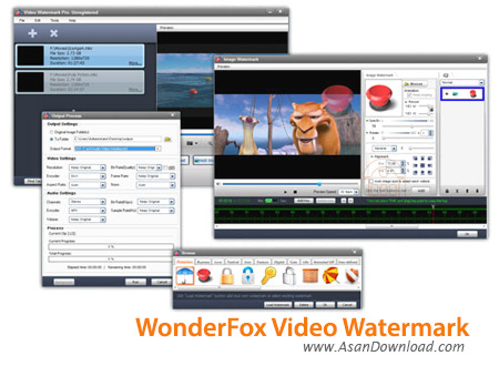 دانلود WonderFox Video Watermark v2.5 - نرم افزار قرار دادن آرم و لوگو روی فیلم ها