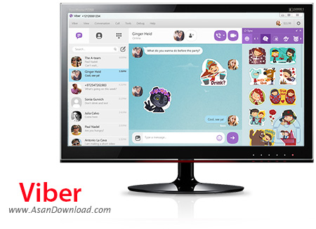 دانلود Viber Desktop Free Calls & Messages v21.3 - نرم افزار وایبر برای ویندوز