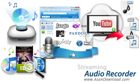 دانلود Apowersoft Streaming Audio Recorder v3.3.5 - نرم افزار ضبط و دانلود صدا و موسیقی های آنلاین