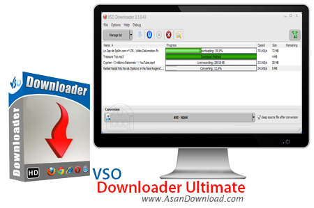 دانلود VSO Downloader Ultimate v5.0.1.49 - نرم افزار دانلود ویدئوهای آنلاین