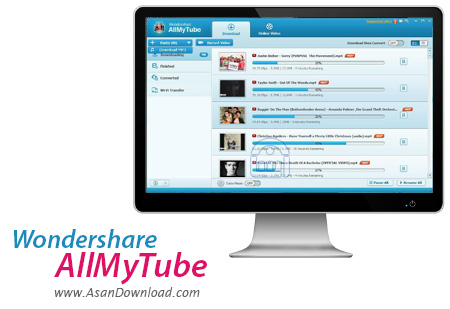 دانلود Wondershare AllMyTube v5.0.0.3 - نرم افزار دانلود ویدئوهای آنلاین