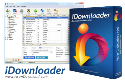 دانلود iDownloader v1.0.0.650 - نرم افزار مدیریت دانلود