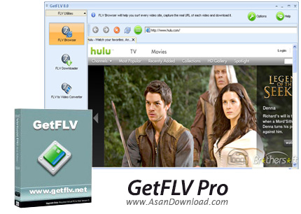 دانلود GetFLV Pro v9.8896.188 - نرم افزار ذخیره سازی و نمایش FLV