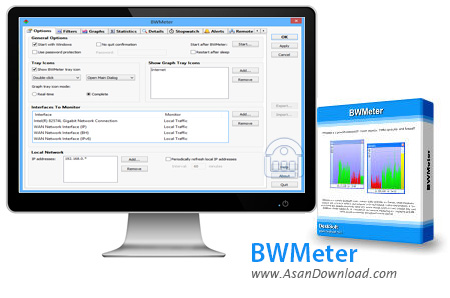 دانلود BWMeter v8.4.6 - نرم افزار محاسبه ترافیک مصرفی