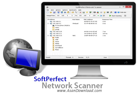 دانلود SoftPerfect Network Scanner v7.1.6 - نرم افزار اسکن شبکه