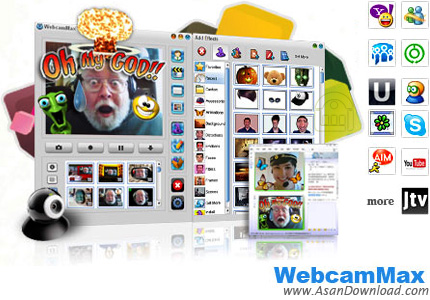 دانلود WebcamMax v8.0.7.8 - نرم افزار ایجاد وب كم مجازی با هزارن افکت جالب و جذاب