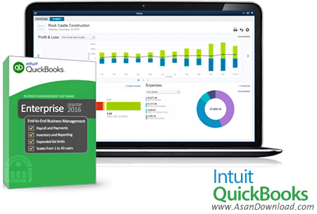دانلود Intuit QuickBooks Enterprise Accountant 2016 v16.0 + Desktop Pro 2016 v16.0 R3 - نرم افزار حسابداری