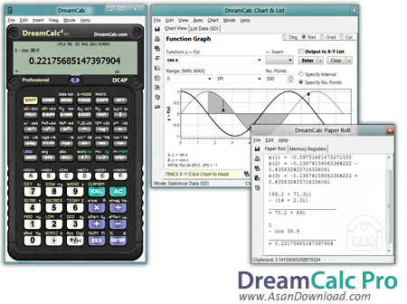 دانلود DreamCalc Professional Edition v4.9.0 - نرم افزار ماشین حساب علمی