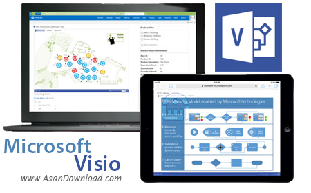 دانلود Microsoft Visio Professional 2016 - نرم افزار طراحی چارت و دیاگرام