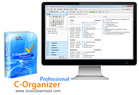 دانلود C-Organizer Pro v6.2.2 - نرم افزار سازماندهی و برنامه ریزی امور شخصی