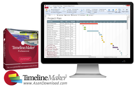 دانلود Timeline Maker Professional v3.0.134.14 - نرم افزار ساخت جدول زمانی