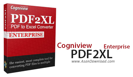 دانلود Cogniview PDF2XL Enterprise v6.0.2.309 - نرم افزار تبدیل PDF به اکسل