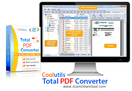 دانلود Coolutils Total PDF Converter v6.1.0.146 - نرم افزار مبدل فرمت PDF