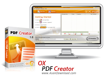 دانلود OX PDF Creator v1.0 - نرم افزار ساخت اسناد PDF