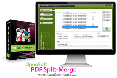 دانلود OpooSoft PDF Split-Merge v6.6 - نرم افزار ادغام و تقسیم اسناد PDF