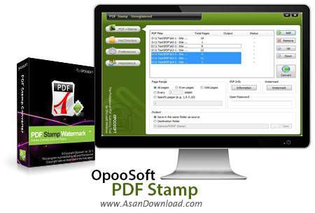 دانلود OpooSoft PDF Stamp v6.8 - نرم افزار نشانه گذاری روی اسناد PDF