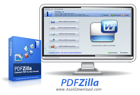 دانلود PDFZilla v3.8.9 - نرم افزار تبدیل پی دی اف به دیگر فرمت ها