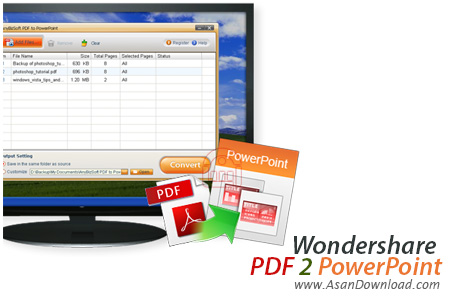 دانلود Wondershare PDF to PowerPoint v2.0.0 - نرم افزار تبدیل PDF به اسلایدشو Powerpoint