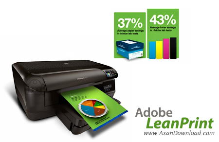 دانلود Adobe LeanPrint v1.0 x86/x64 - نرم افزار کاهش مصرف جوهر چاپگر
