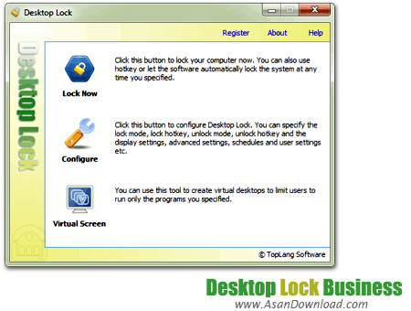 دانلود Desktop Lock Business v7.3.3 - نرم افزار قفل كردن دسكتاپ و ایجاد دسکتاپ مجازی
