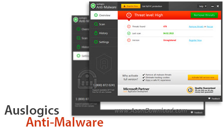 دانلود Auslogics Anti-Malware v1.12 - نرم افزار مقابله با بدافزارها