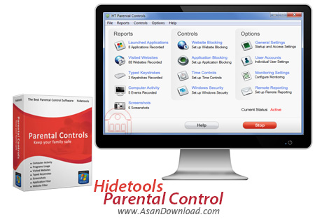 دانلود Hidetools Parental Control v8.1.2.270 - نرم افزار کنترل عملکرد کودکان