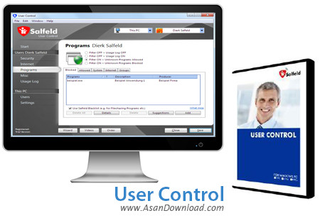 دانلود User Control v15.676 - نرم افزار کنترل کاربران در ویندوز