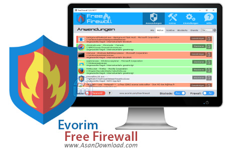 دانلود Evorim Free Firewall v2.5.3 - نرم افزار فایروال اووریم