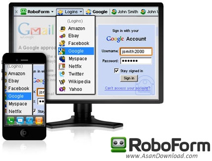 دانلود AI RoboForm Enterprise v8.6.1.1 - نرم افزار مدیریت و ذخیره سازی پسورد ها در صفحات وب