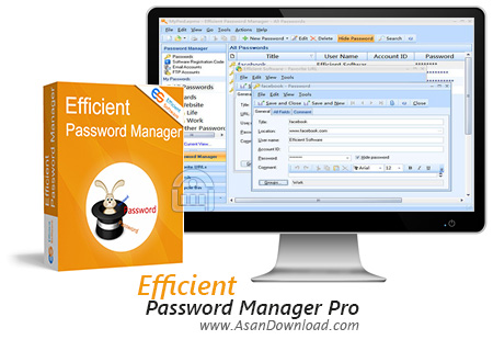دانلود Efficient Password Manager Pro v5.50 Build 542 - نرم افزار مدیریت پسوردها