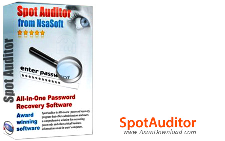 دانلود Nsasoft SpotAuditor v5.2.8 - نرم افزار نمایش و بازیابی پسورد برنامه های اینترنتی