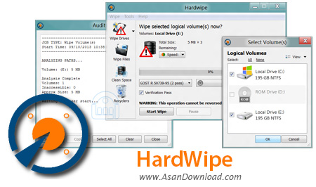 دانلود HardWipe v4.0.3 - نرم افزار حذف فایل ها بدون بازیابی مجدد