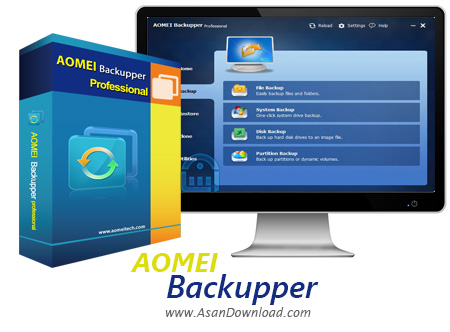 دانلود AOMEI Backupper Technician Plus v5.6.0 + WinPE Boot ISO - نرم افزار تهیه نسخه پشتیبان از هارد و پارتیشن ها