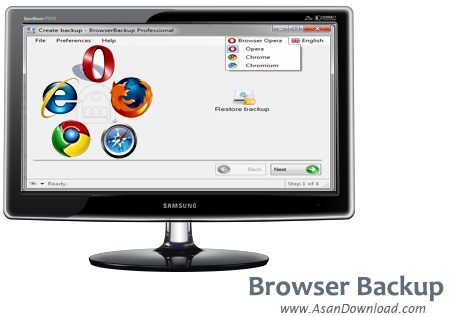 دانلود Browser Backup Pro v9.0 - نرم افزار تهیه نسخه ی پشتیبان از اطلاعات مرورگرها