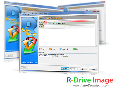 دانلود R-Drive Image v6.2 Build 6202 - نرم افزار ساخت ایمیج و تهیه نسخه پشتیبان از اطلاعات