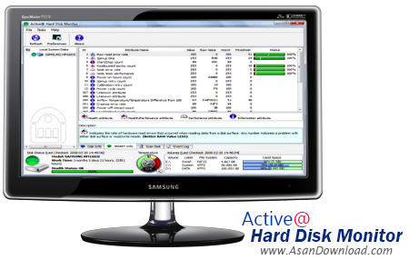 دانلود Active@ Hard Disk Monitor Pro v3.1.9 - نرم افزار محافظت کامل از هارد دیسک