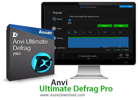 دانلود Anvi Ultimate Defrag Pro v1.1.0.1305 - نرم افزار یکپارچه سازی هارددیسک