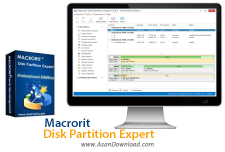 دانلود Macrorit Disk Partition Expert v5.0.0 - نرم افزار مدیریت پارتیشن