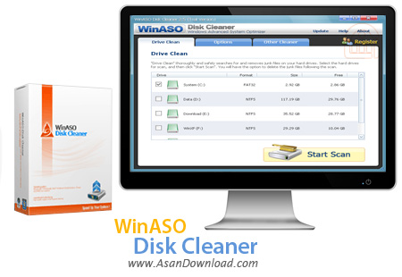 دانلود WinASO Disk Cleaner v3.0.0 - نرم افزار پاکسازی هارددیسک