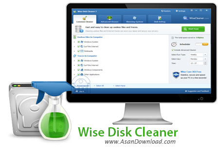 دانلود Wise Disk Cleaner v11.0.8.822 - نرم افزار پاکسازی فایل های اضافی هارد دیسک