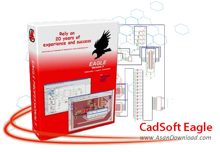 دانلود CadSoft Eagle Professional v7.3.0 - نرم افزار طراحی مدارات الکترونیکی