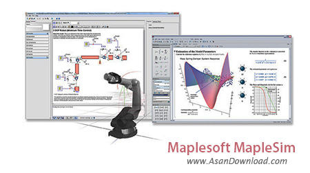 دانلود Maplesoft MapleSim v2019.1 - نرم افزار مدل سازی و شبیه سازی