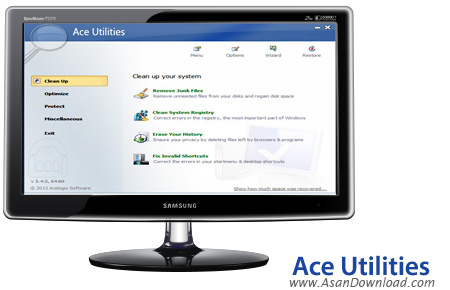 دانلود Ace Utilities v6.1.0 Build 284 - مجموعه نرم افزار بهینه سازی و افزایش کارایی ویندوز