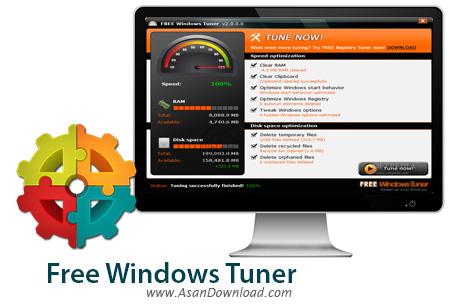 دانلود Free Windows Tuner v2.0.1.3 - نرم افزار افزایش سرعت ویندوز