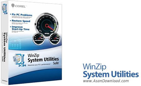 دانلود WinZip System Utilities Suite v3.7.2.4 - نرم افزار بهینه سازی و افزایش سرعت و عملکرد سیستم