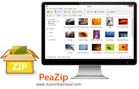 دانلود PeaZip v6.6.0 - نرم افزار فشرده سازی فایل و فولدر